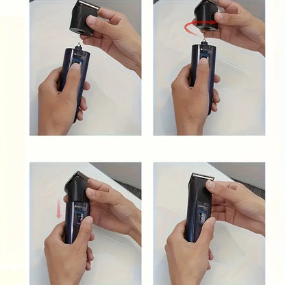 Kemei 3-in-1 Professional Hair Clipper & Trimmer Kit - Precision Length Settings for All-Over Grooming