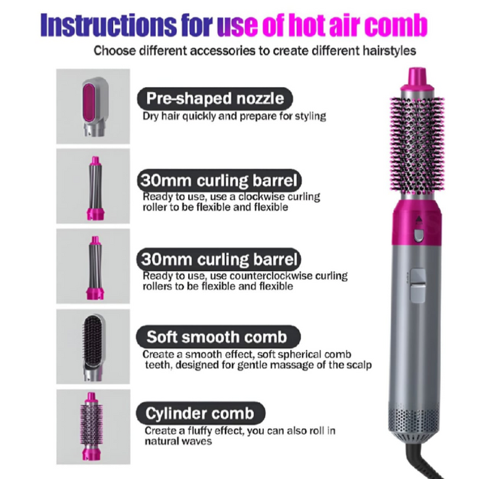 Imported 5-in-1 Hair Styler